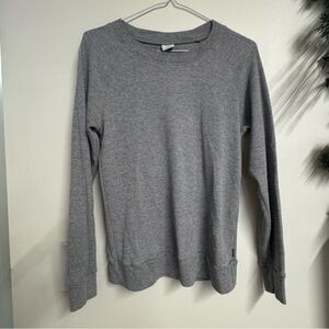 TNA grey waffle knit long sleeve shirt size XXS